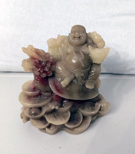 Statue bouddha rieur sur - bouddha,