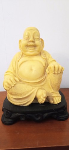 Statue bouddha rieur 24cm - statue,