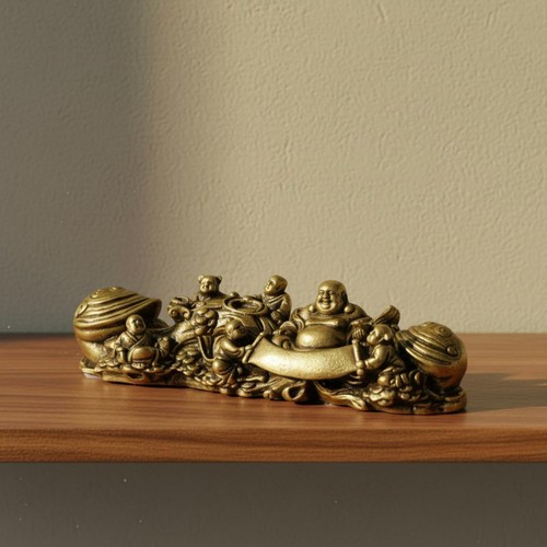 Figurine bouddha rieur compact - figurine,