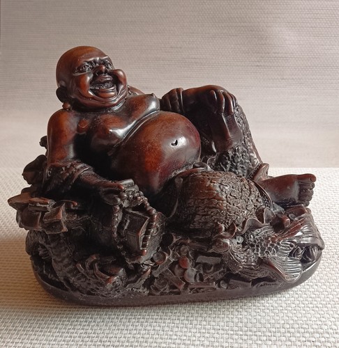 Bouddha rieur résine - bouddha,