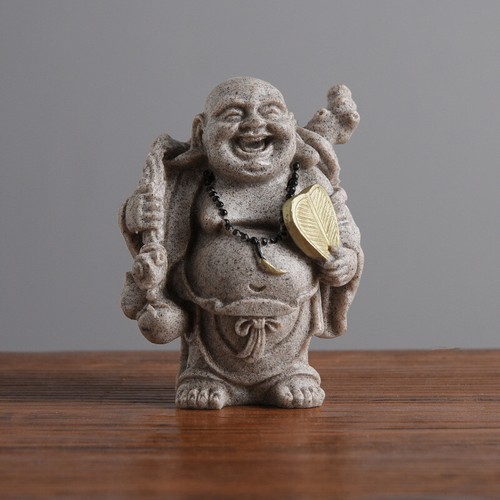 Mini statue bouddha rieur - de,