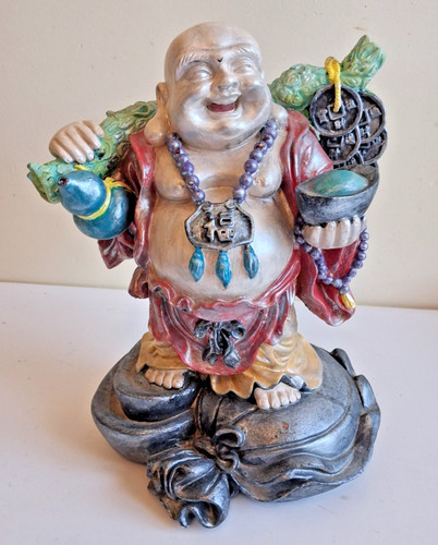 Statue bouddha rieur - statue, terre