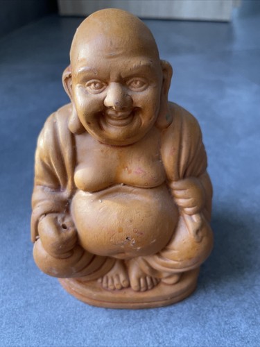 Statue bouddha rieur terre - rieur,