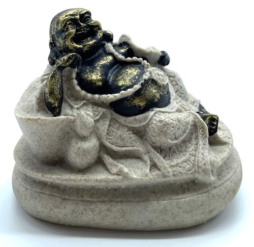 Statue résine bouddha rieur - statue,
