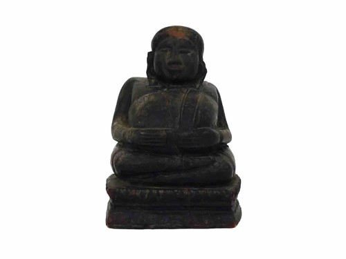 Statue bouddha rieur khmer - rieur, en