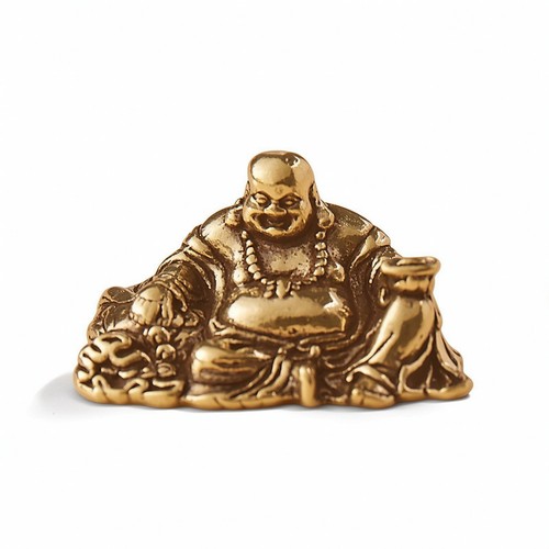 Bouddha rieur laiton feng - bouddha, en