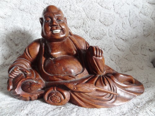 Ancien bouddha rieur - bouddha, en