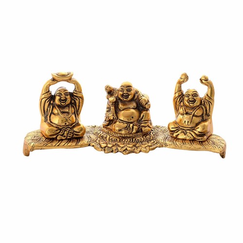 Statue bouddha rieur fait main - rieur,