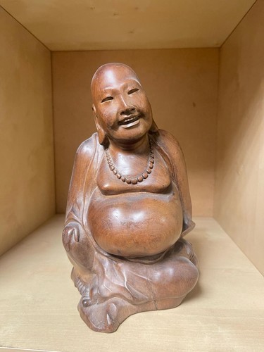 Statue bois bouddha - bois, de