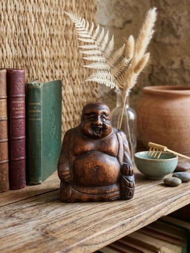 Bouddha rieur sculpté la - rieur,
