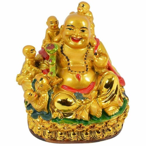 Bouddha rieur avec enfants - bouddha,
